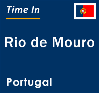 Current local time in Rio de Mouro, Portugal