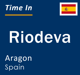 Current local time in Riodeva, Aragon, Spain