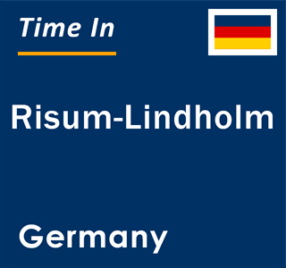 Current local time in Risum-Lindholm, Germany