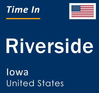 Current local time in Riverside, Iowa, United States