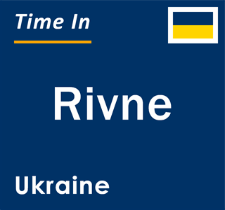 Current local time in Rivne, Ukraine