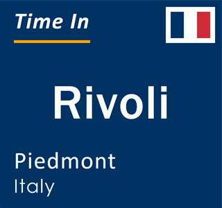 Current local time in Rivoli, Piedmont, Italy