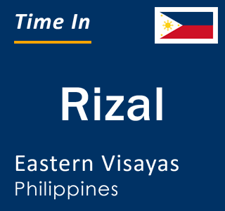 Current local time in Rizal, Eastern Visayas, Philippines