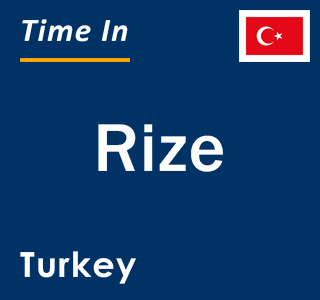 Current local time in Rize, Turkey