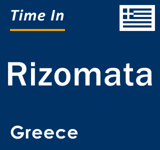 Current local time in Rizomata, Greece