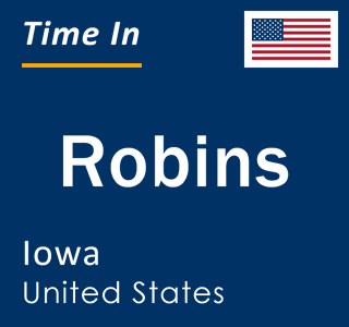 Current local time in Robins, Iowa, United States