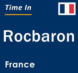 Current local time in Rocbaron, France