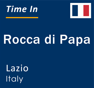 Current local time in Rocca di Papa, Lazio, Italy