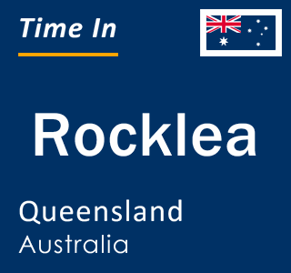 Current local time in Rocklea, Queensland, Australia