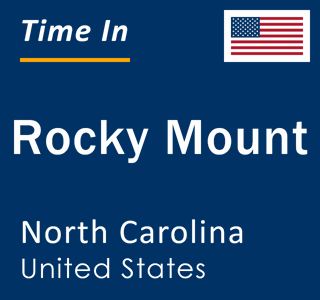 Current local time in Rocky Mount, North Carolina, United States