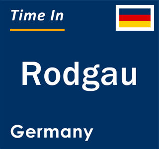 Current local time in Rodgau, Germany