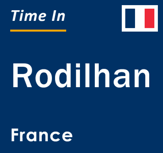 Current local time in Rodilhan, France