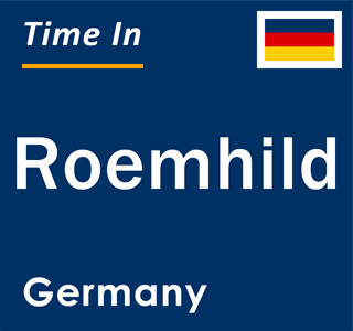 Current local time in Roemhild, Germany