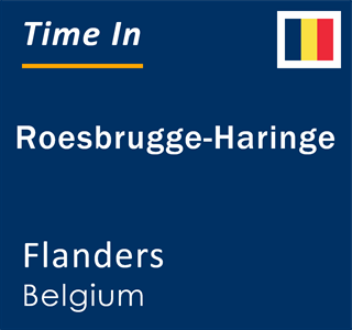 Current local time in Roesbrugge-Haringe, Flanders, Belgium