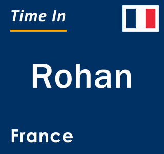 Current local time in Rohan, France