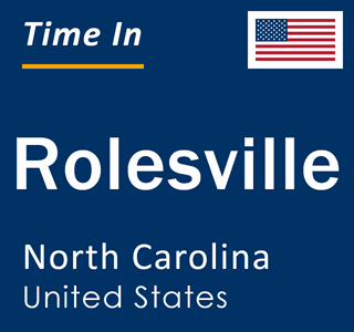 Current local time in Rolesville, North Carolina, United States