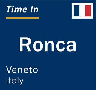 Current local time in Ronca, Veneto, Italy