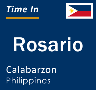 Current local time in Rosario, Calabarzon, Philippines