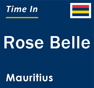 Current local time in Rose Belle, Mauritius