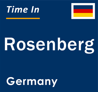 Current local time in Rosenberg, Germany