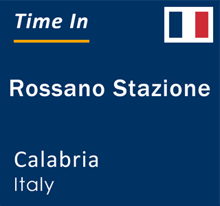 Current local time in Rossano Stazione, Calabria, Italy