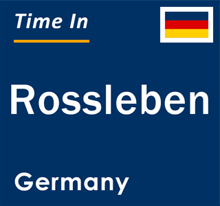 Current local time in Rossleben, Germany