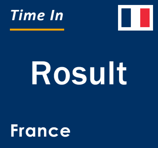 Current local time in Rosult, France