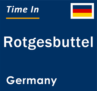 Current local time in Rotgesbuttel, Germany