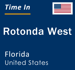 Current local time in Rotonda West, Florida, United States