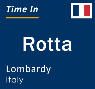 Current local time in Rotta, Lombardy, Italy