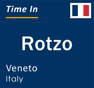 Current local time in Rotzo, Veneto, Italy