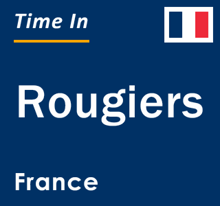 Current local time in Rougiers, France