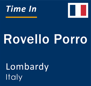 Current local time in Rovello Porro, Lombardy, Italy