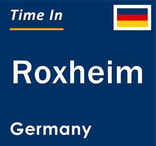 Current local time in Roxheim, Germany