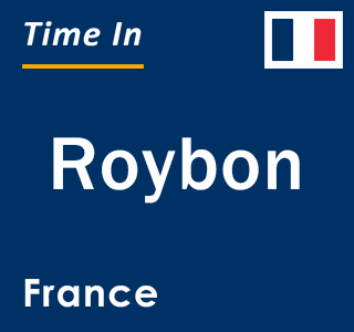 Current local time in Roybon, France