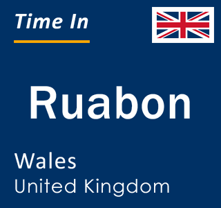 Current local time in Ruabon, Wales, United Kingdom