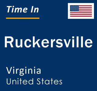 Current local time in Ruckersville, Virginia, United States