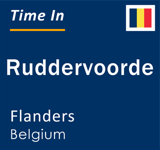 Current local time in Ruddervoorde, Flanders, Belgium