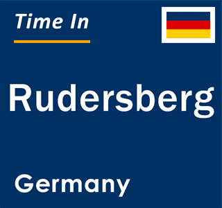 Current local time in Rudersberg, Germany