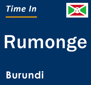 Current local time in Rumonge, Burundi