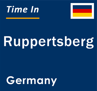 Current local time in Ruppertsberg, Germany