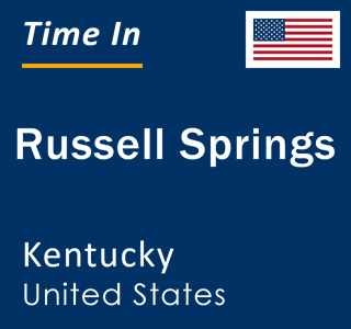 Current local time in Russell Springs, Kentucky, United States