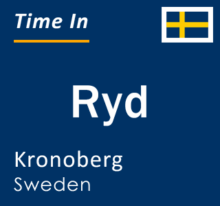 Current local time in Ryd, Kronoberg, Sweden