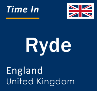 Current local time in Ryde, England, United Kingdom