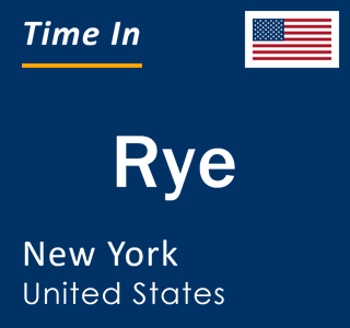 Current local time in Rye, New York, United States