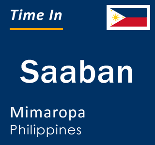 Current local time in Saaban, Mimaropa, Philippines