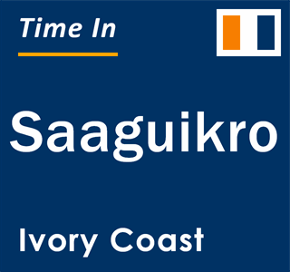 Current local time in Saaguikro, Ivory Coast