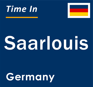 Current local time in Saarlouis, Germany