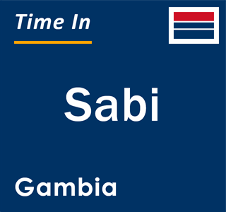 Current local time in Sabi, Gambia