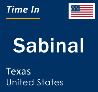 Current local time in Sabinal, Texas, United States